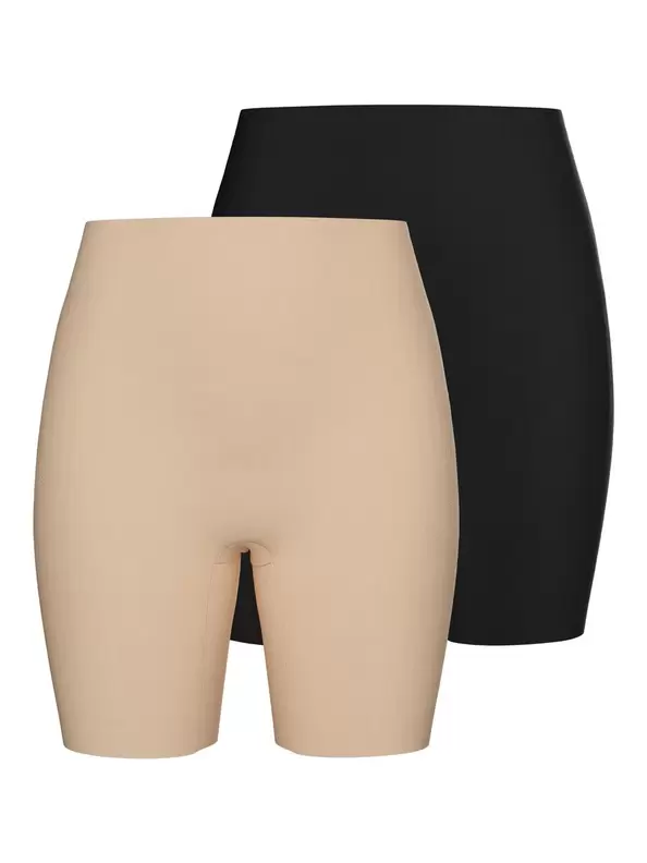 Product carousel image - PCNAMEE 2-PAK SØMLØS CYKELSHORTS, Black | 1