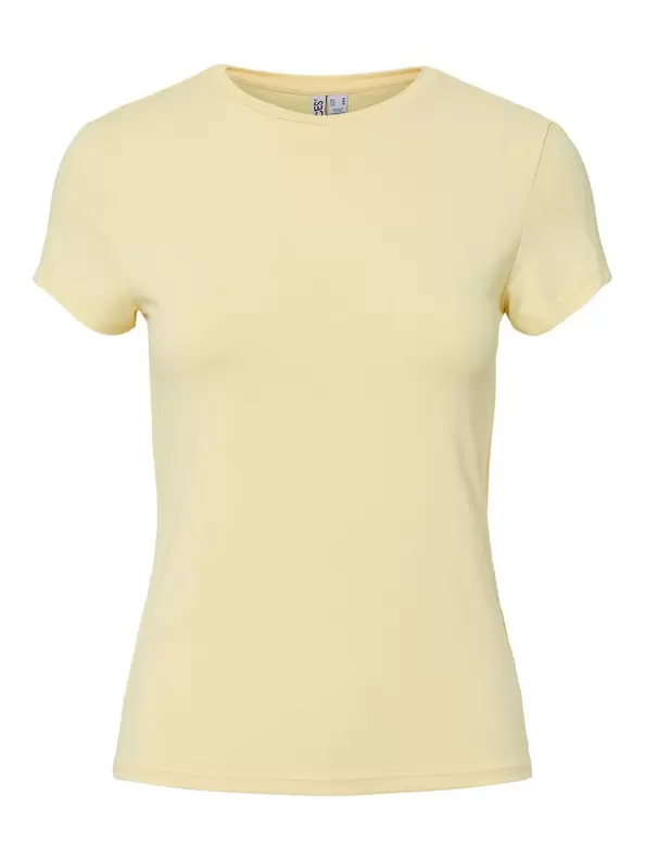 Product carousel image - PCFYLLA NYLON T-SHIRT, French Vanilla | 1