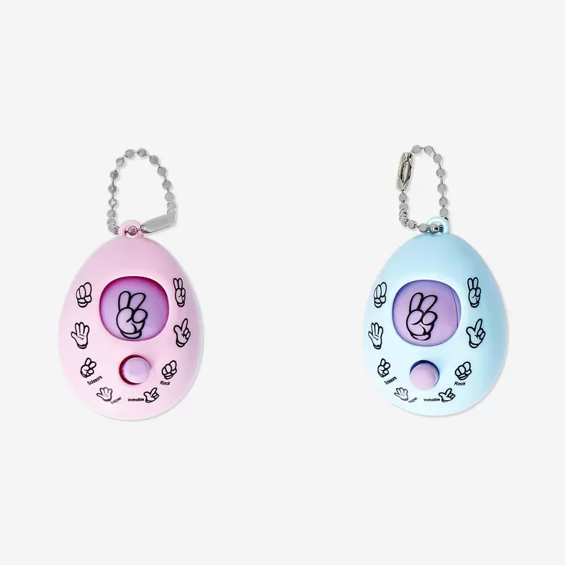 Nøgleringe - Digitalt sten, saks, papir-spil