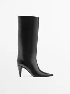 Heeled leather boots - Studio