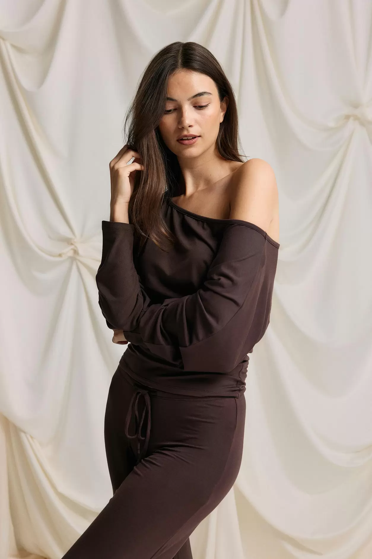 Soft slouchy loungewear top