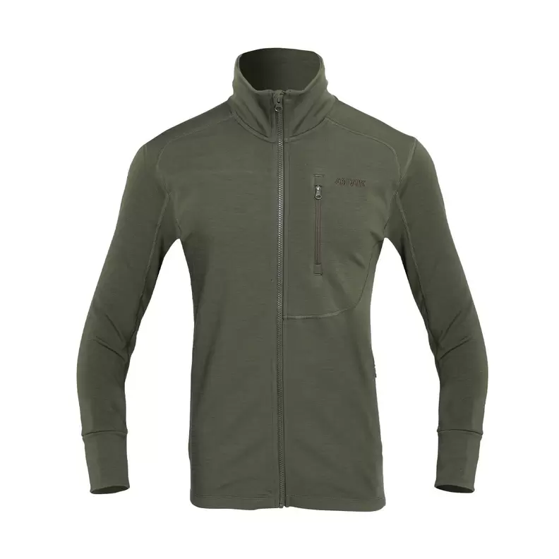 Asivik Adventure Mid Wool fleece, herre (Khaki)