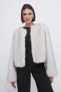Short fur coat