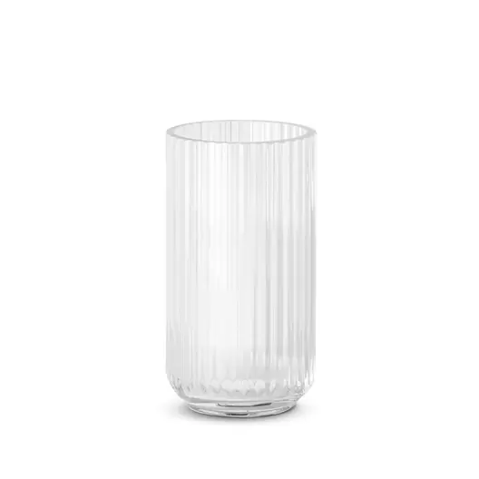 Lyngby vase klar glas 20 cm