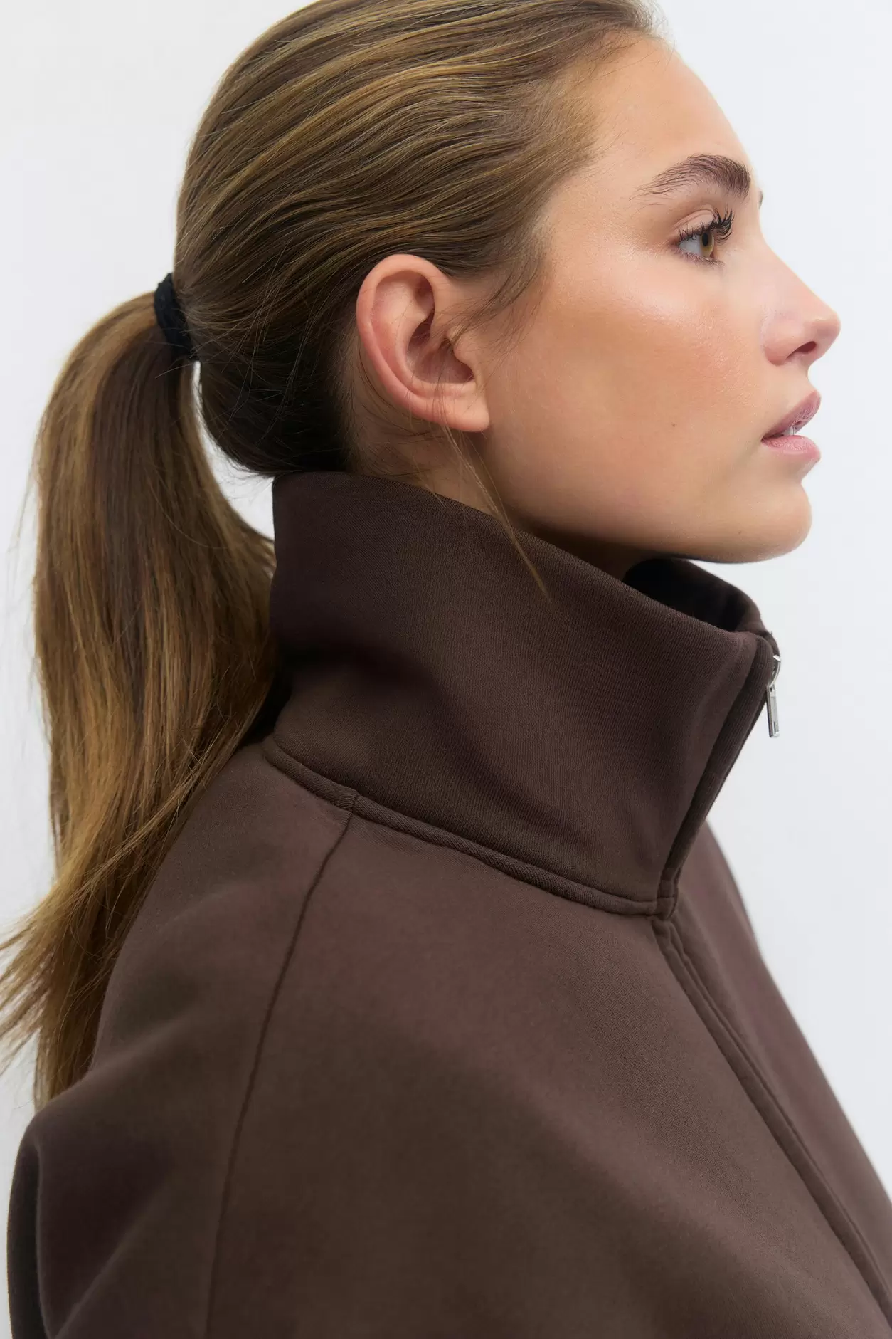 Soft sport zip sweater