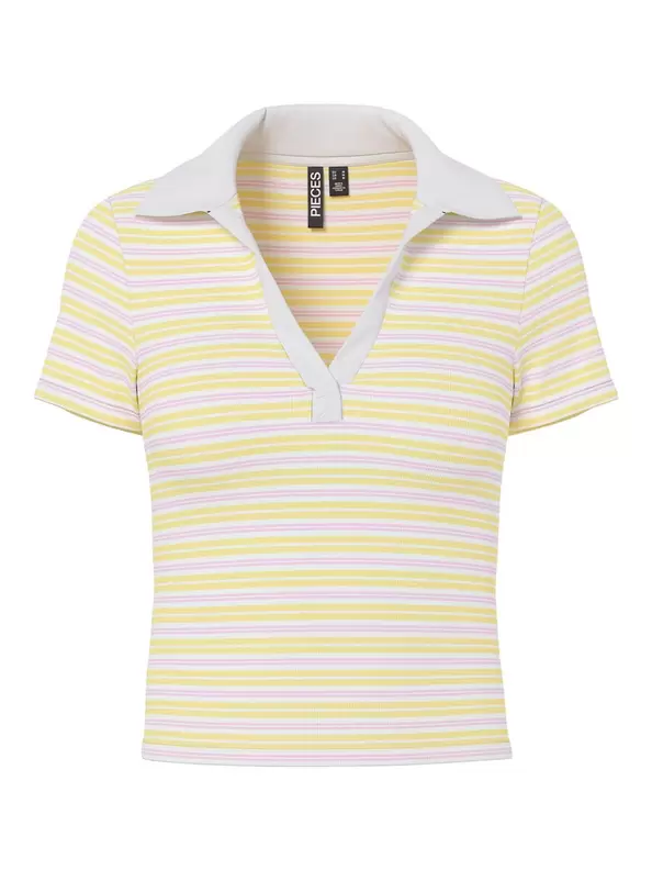 Product carousel image - PCJAYJAY POLO, Pale Banana | 1