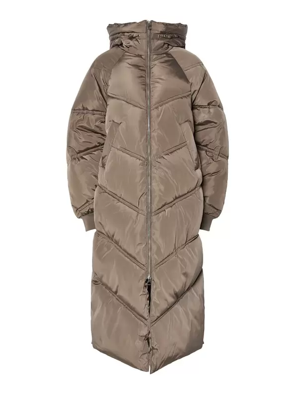 Product carousel image - PCJOLIE LANG PUFFERJAKKE, Morel | 1