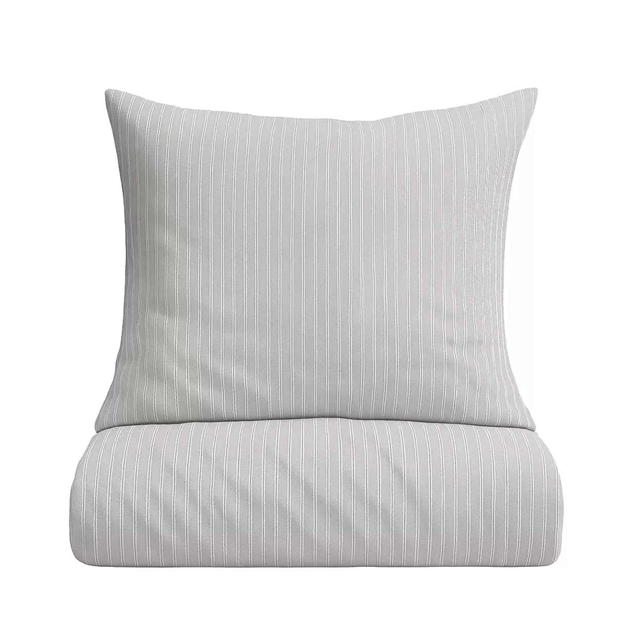 Multi strib sengetøj 140x200 cm mud