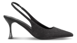 NOË Collection Slingback Stilet Sort 2215500611
