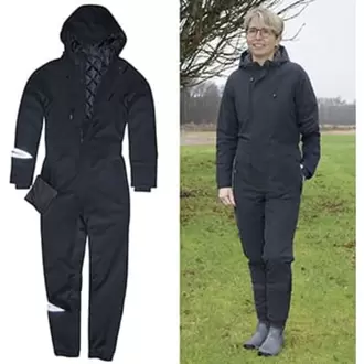 Vinterdragt, dame, sort stretch