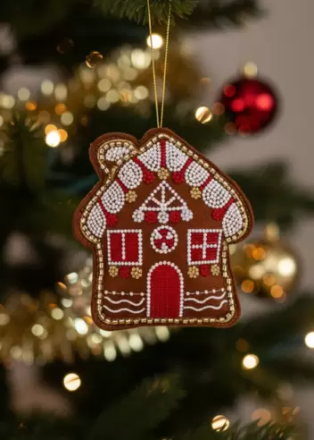 Hanging ornament - Gingerbread ho...