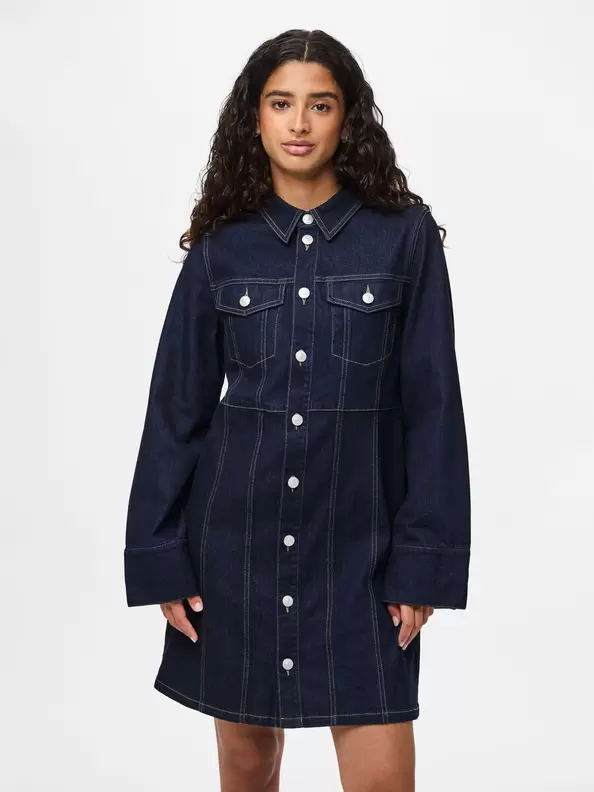 PCFEMMA DENIM KORT KJOLE