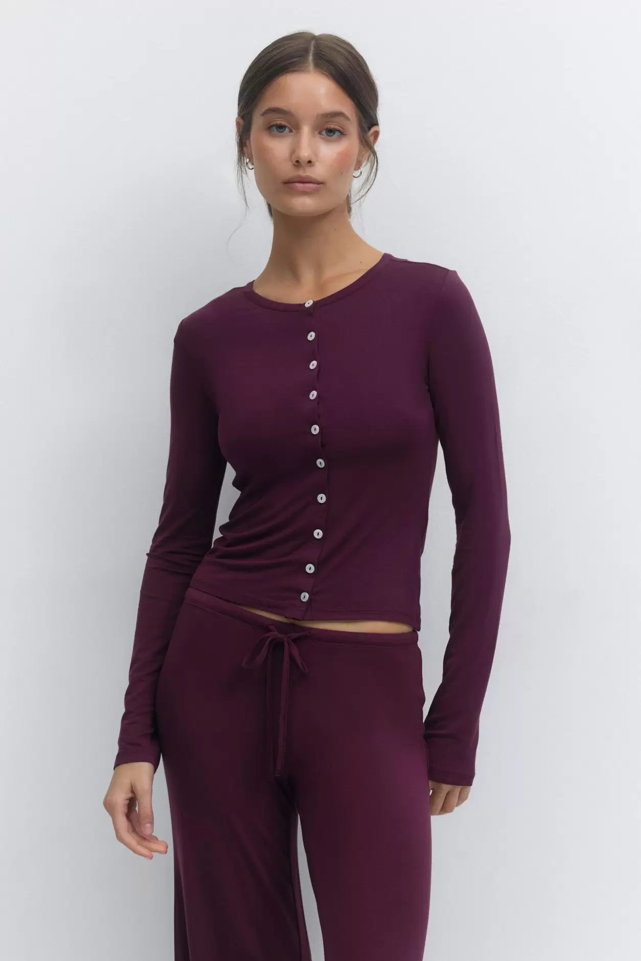 Soft loungewear cardigan