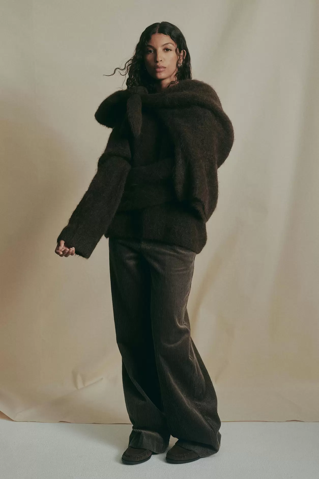 Alpaca blend knitted sweater