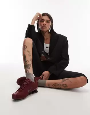 Nike - Shox Z - Bordeauxrøde sneakers