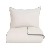 Chambré sengetøj 140x220 cm sand m/piping