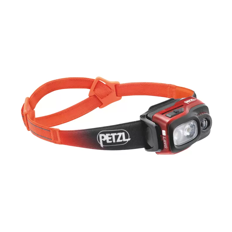 Petzl Swift RL 1100 Lumen, Pandelampe (Orange Sort)