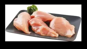 Kyllingebrystfilet rå blok 1,2% salt