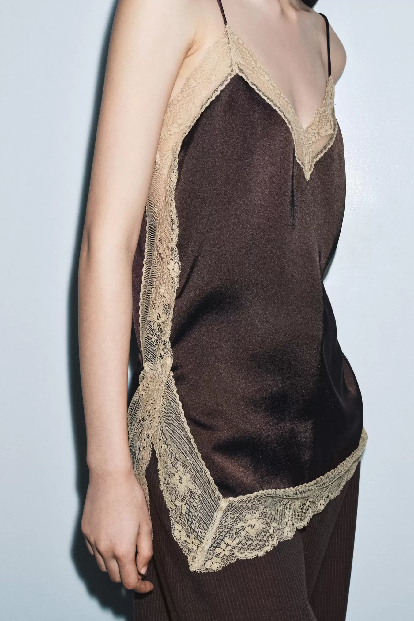 SATIN TOP MED BLONDE ZW COLLECTION