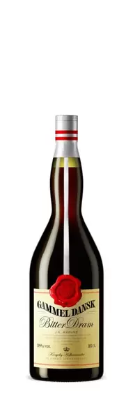 Gammel dansk bitter dram 38%