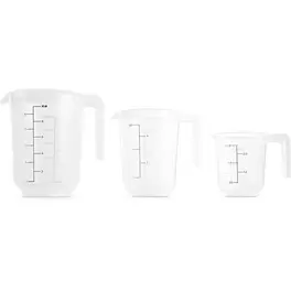 Målekandesæt klar 0,25+0,5+1 liter