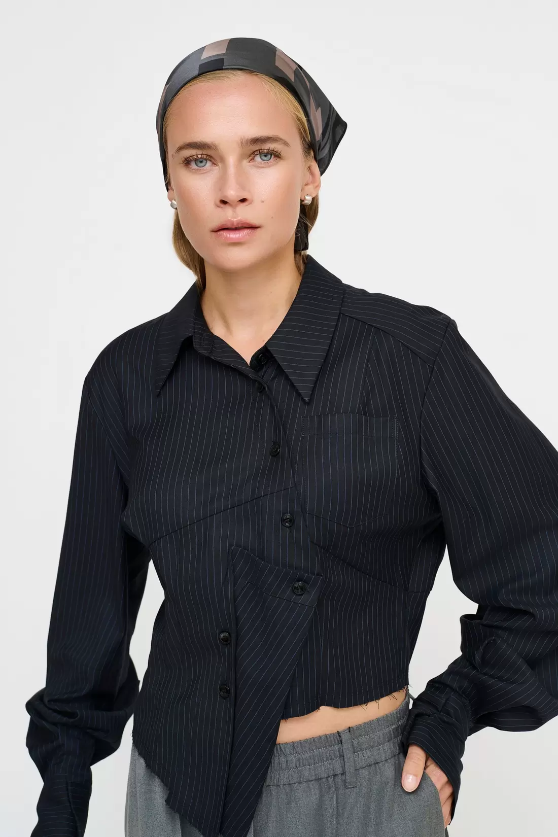 CRJayla Nålestribet Skjorte