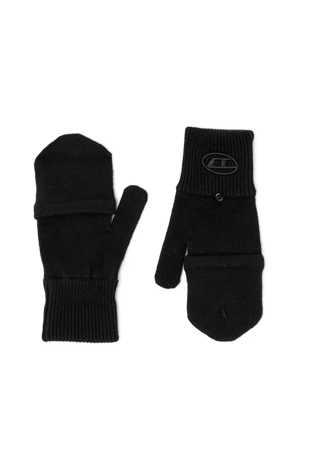 Wool-blend gloves with Oval D logo
