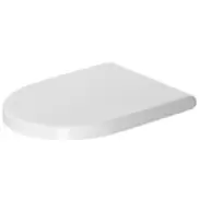 Starck 3 toiletsæde, soft close, aftagelig, hvid