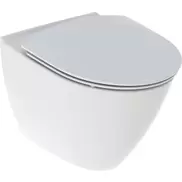 Spira Art væghængt toilet, uden skyllekant, rengøringsvenlig, hvid