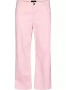 Farvede Myra jeans med striber og brede ben