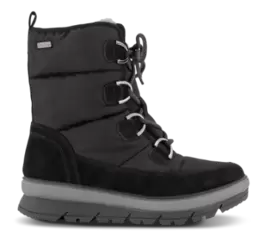 Jana Softline Kort damestøvle Sort 8-26262-43