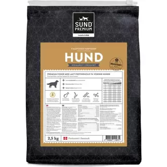 Sund Premium Hund Idealvægt 2,5 kg