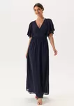 Butterfly Sleeve Chiffon Gown