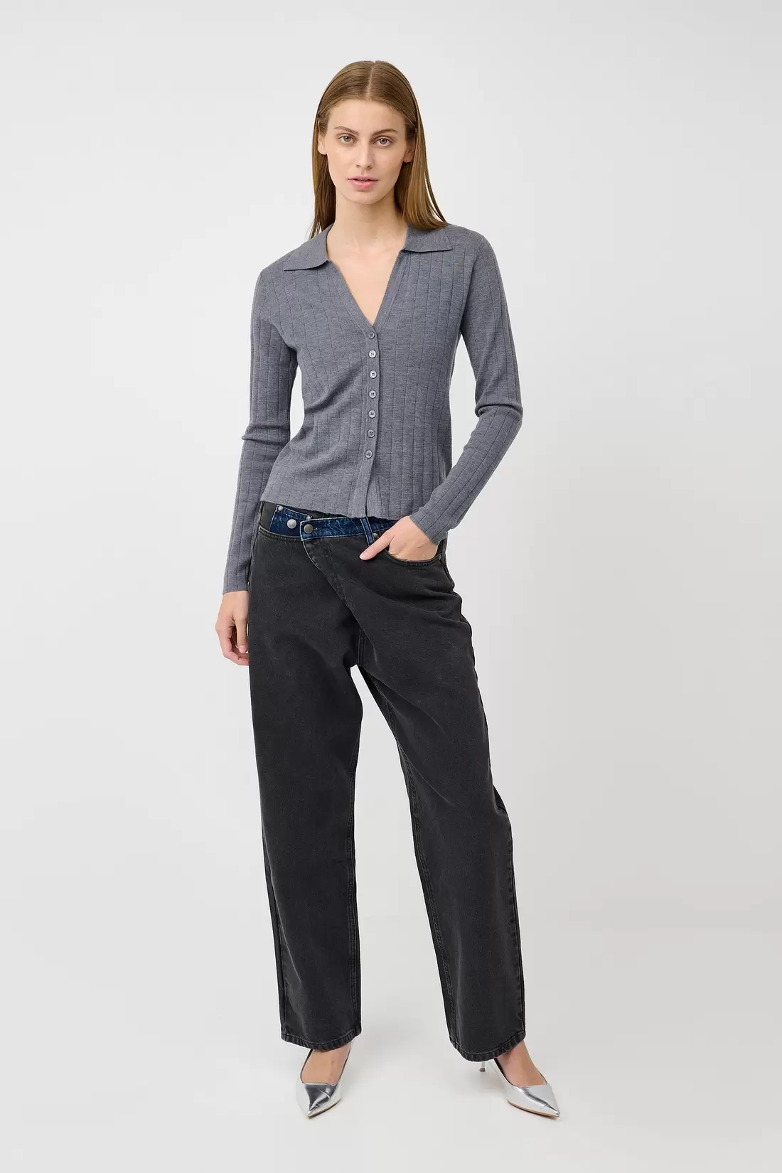 CRWendy Asymmetrisk Jeans