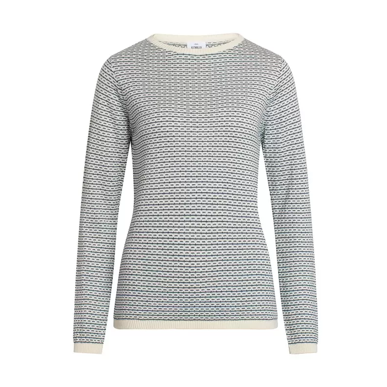 Klitmøller Collective Silje Knit bluse, dame (Cream Navy)