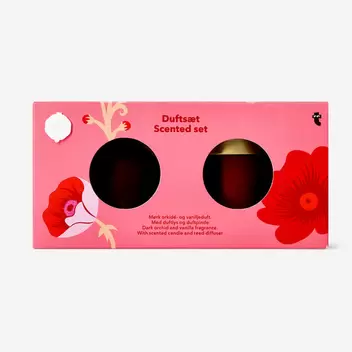 Scented candle and diffuser set -...