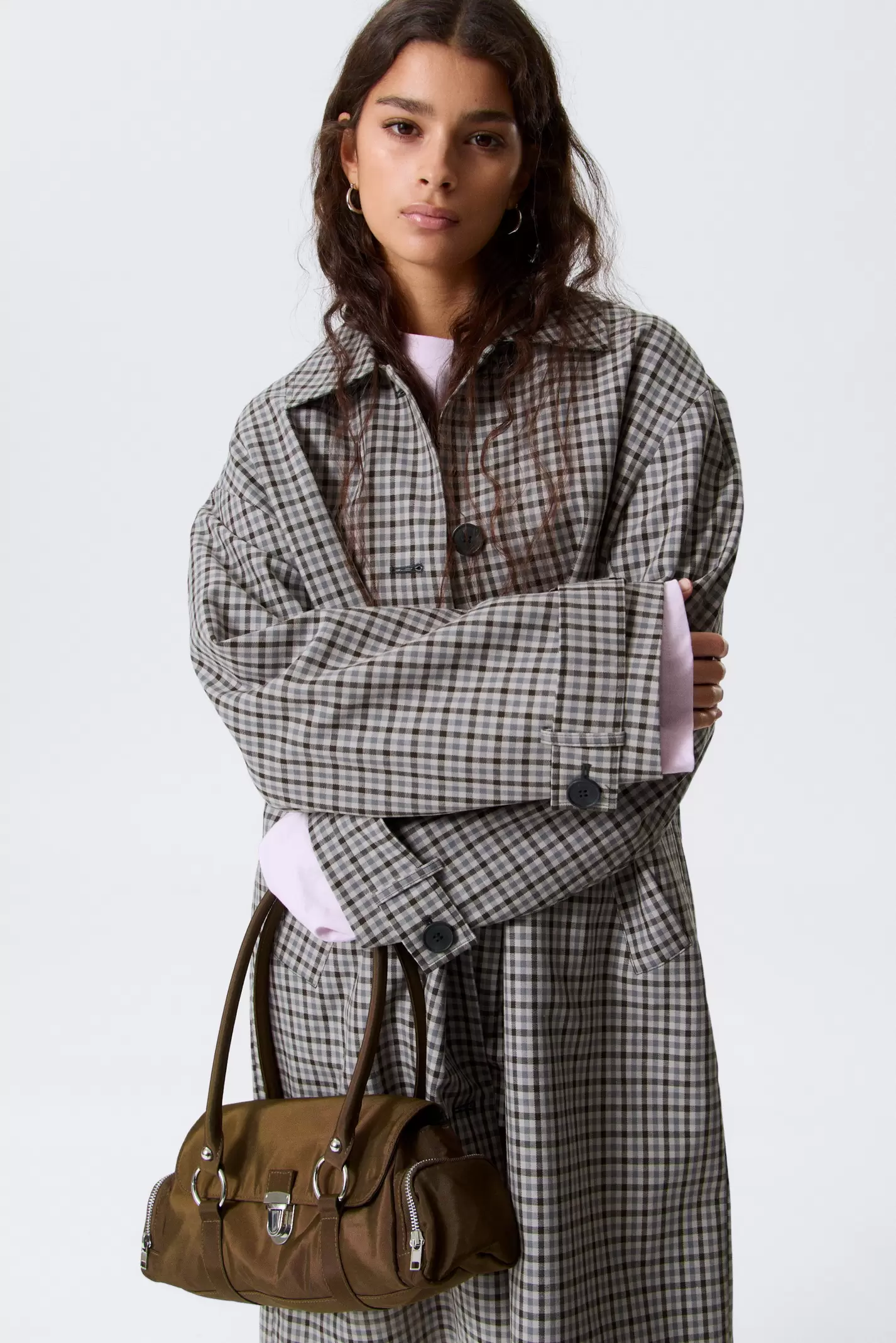 RELAXED SINGLE-BREASTED CAR COAT