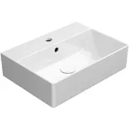 Kube X håndvask, 50x37 cm, hvid