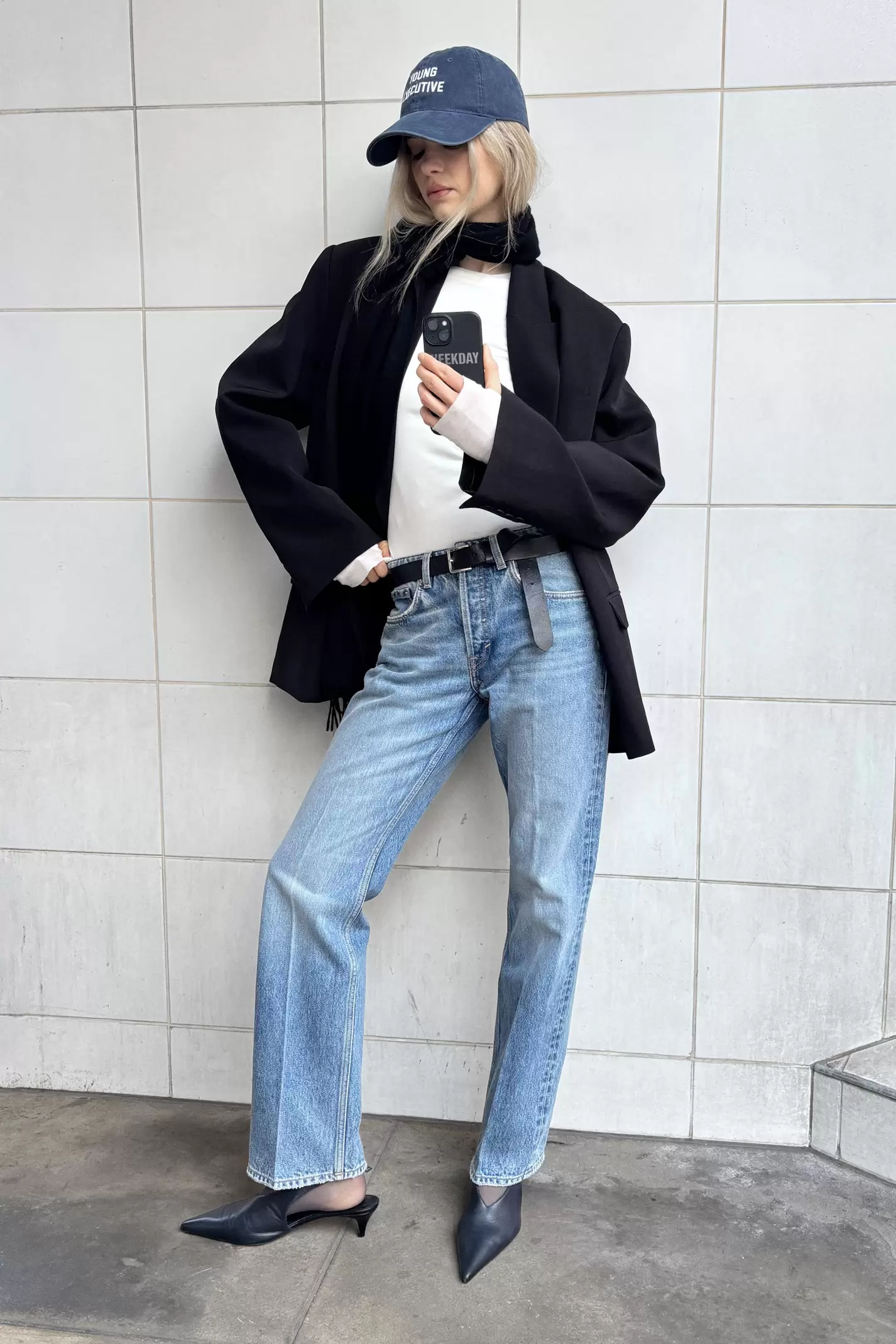 ORIGIN MID RISE REGULAR STRAIGHT LEG JEANS