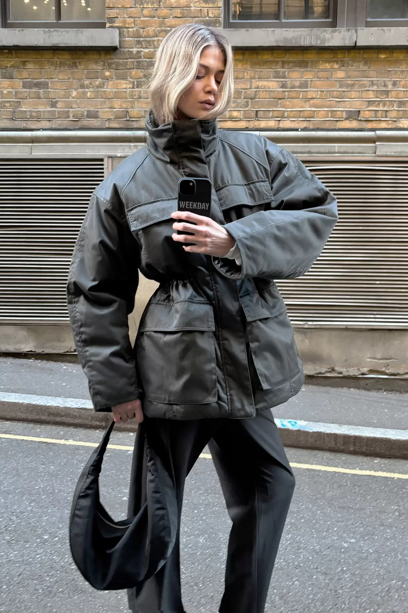 OVERSIZED PADDED UTILITY JACKET