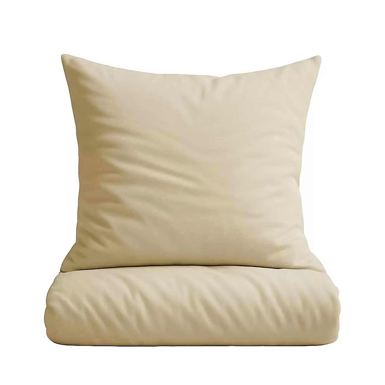 Percale sengetøj 140x220 cm mud