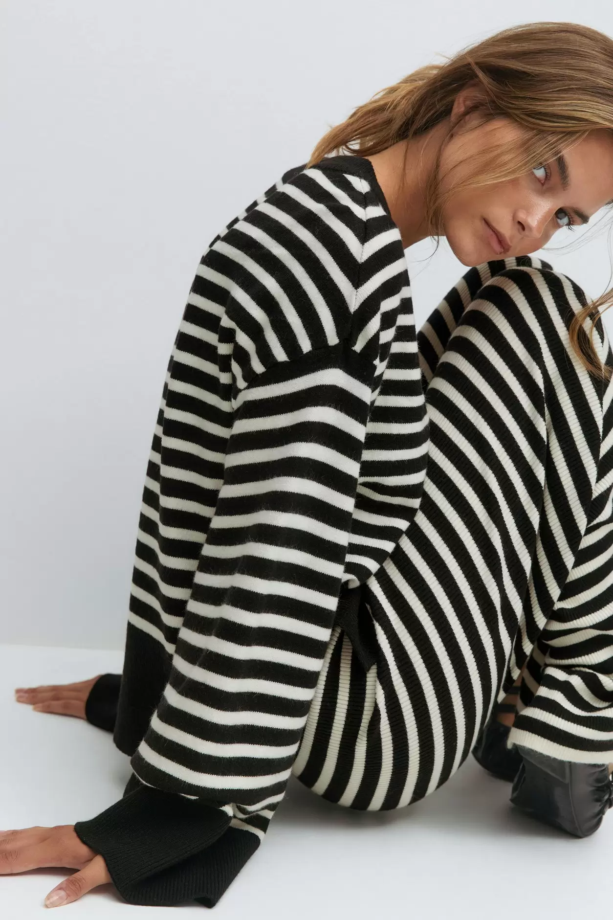 Knitted loungewear sweater