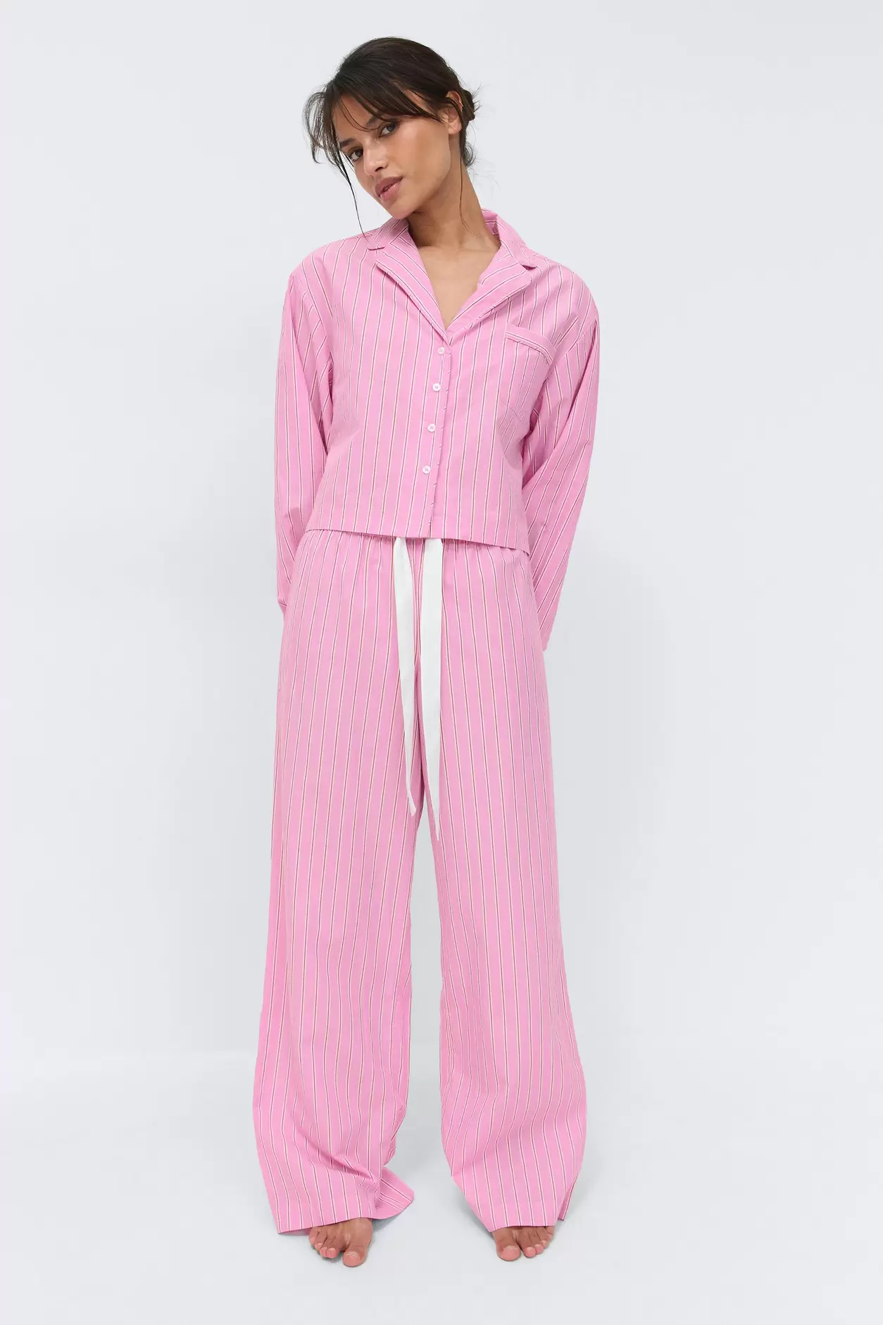 Poplin pyjamas trousers