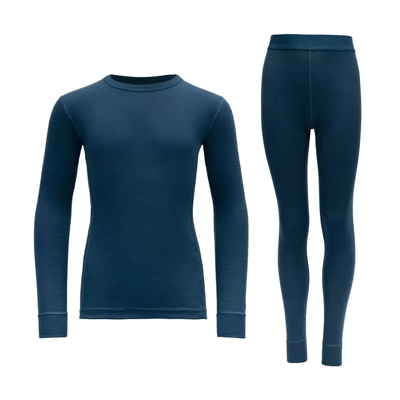 Devold Outdoor Wool Set Uldundertøj, junior (10-16 år)