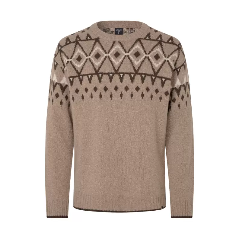 Asivik Gamborg Sweater, herre (Tan)