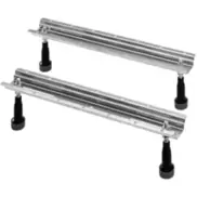 Bensæt, bruse- og badekar, 55 cm, 2 stk