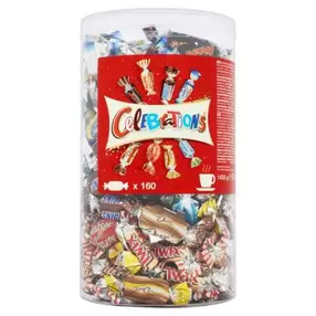 Celebrations chokolade tupe