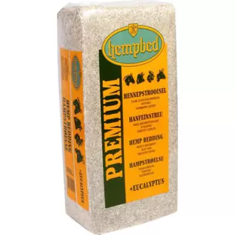 Hempbed hampstrøelse med Eukalyptus, 1 palle