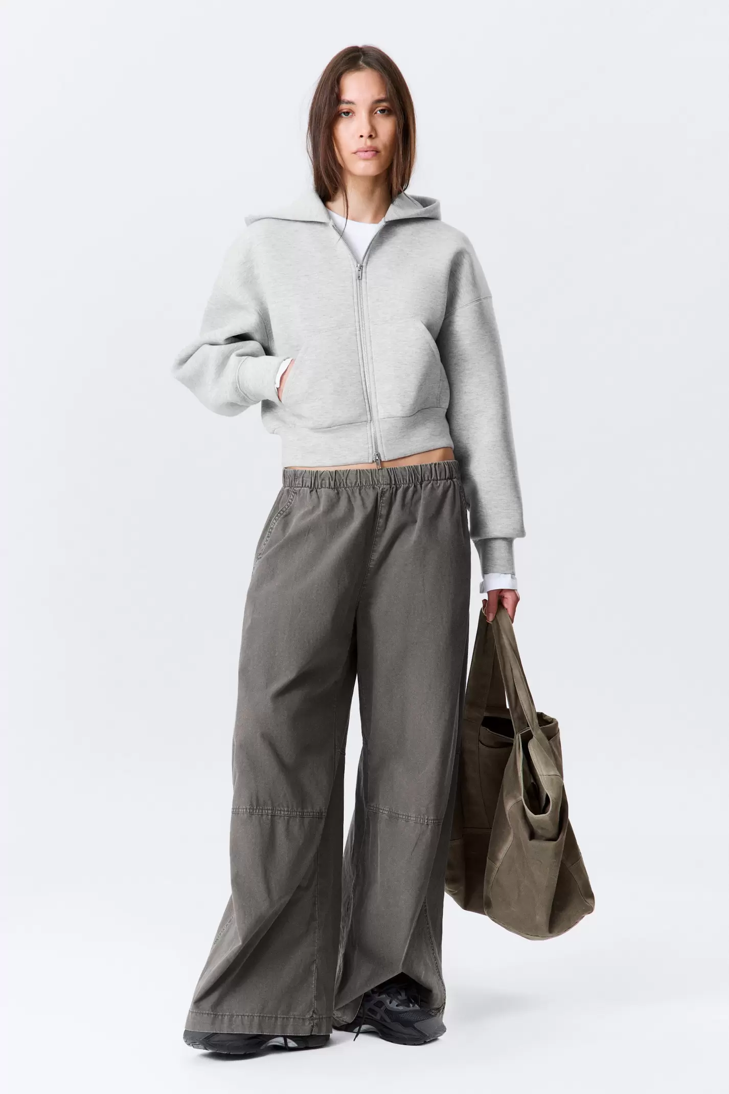 LOOSE FIT SCUBA ZIP HOODIE