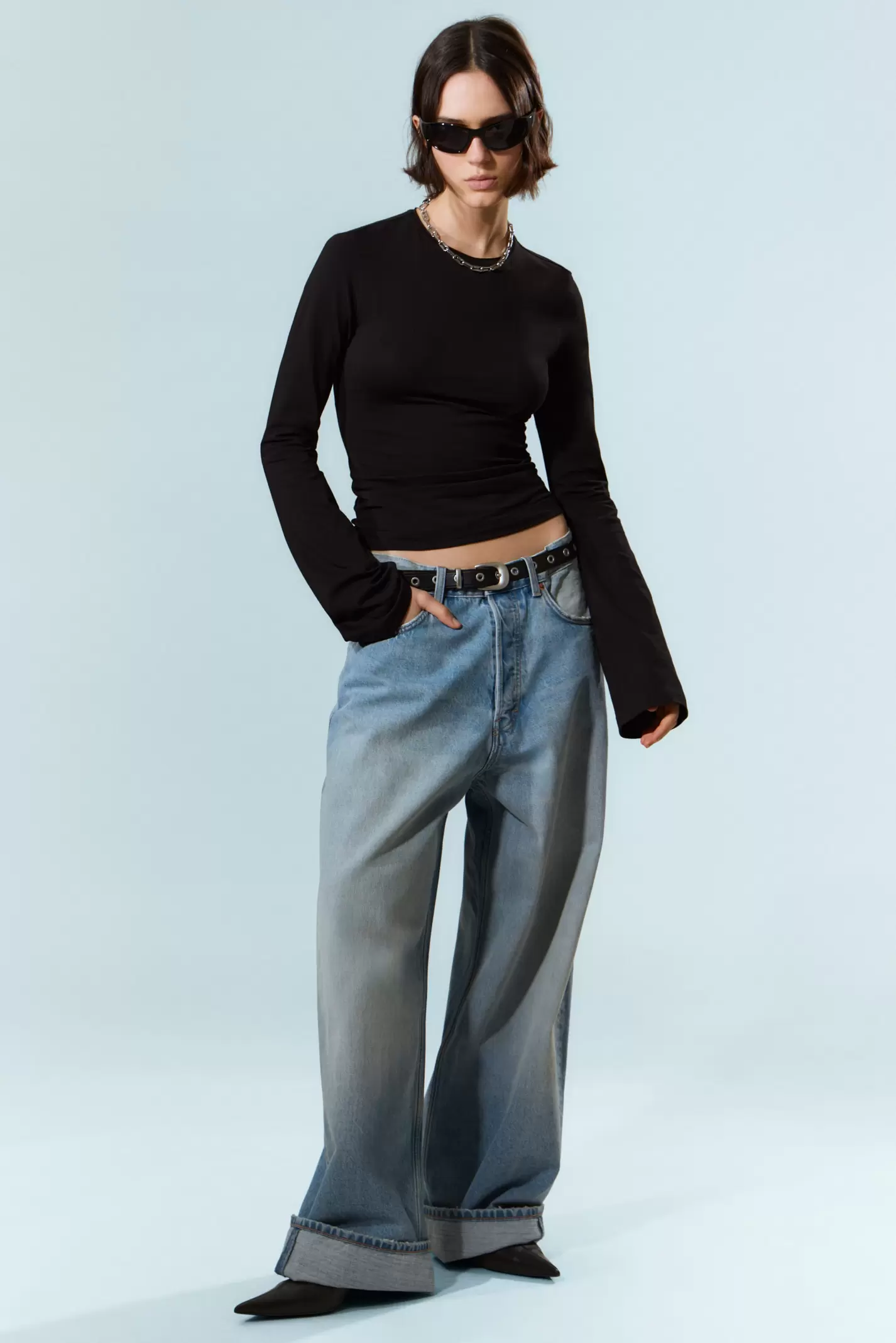 LONG SLEEVE COTTON TOP